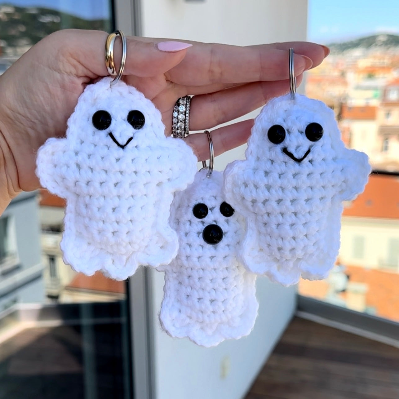 Ghost Keychain Pattern