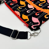Spotty Flamingo Crossbody Bag