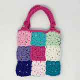 Berry Bouquet Flower Crochet Handbag