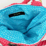 Peaches Bouquet Crochet Flower Handbag