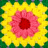 Lollipop Flower Crochet Granny Square Bag