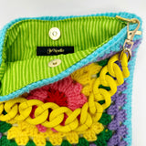 Lollipop Flower Crochet Granny Square Bag