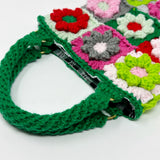 Strawberry Pie Bouquet Flower Crochet Handbag
