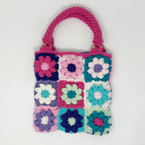 Berry Bouquet Flower Crochet Handbag