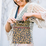 Sunny Flowers Crossbody Bag, Sunflower Crossbody