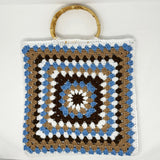 Mint Chocolate Large Granny Square Bag