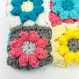 Peaches Bouquet Crochet Flower Handbag