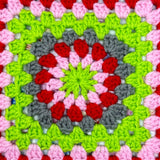 Strawberry Pie Large Bobble Granny Square Bag