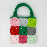 Strawberry Pie Bouquet Flower Crochet Handbag