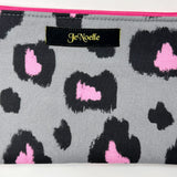 Original Pink Leopard Wristlet Mini