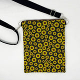 Sunny Flowers Crossbody Bag, Sunflower Crossbody