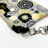 Black & Yellow Wristlet Mini