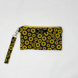 Sunny Flower Wristlet Mini, Sunflower Wristlet