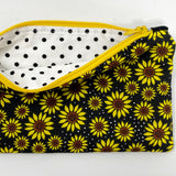 Sunny Flower Wristlet Mini, Sunflower Wristlet
