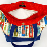 Vintage Glam Tote Bag, Simplicity Pattern Tote