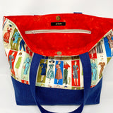 Vintage Glam Tote Bag, Simplicity Pattern Tote