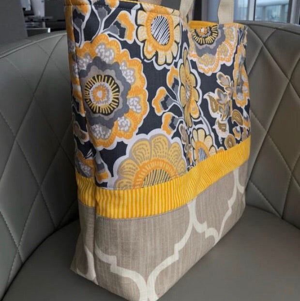 Floral Sunshine Tote Bag