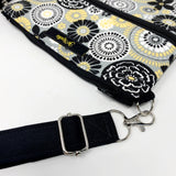 Black & Yellow Crossbody Bag