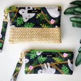 Let’s Hang Wristlet Mini, Sloth Wristlet