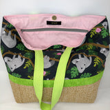 Let’s Hang Tote Bag, Sloth Tote