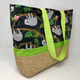 Let’s Hang Tote Bag, Sloth Tote