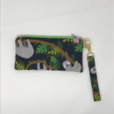 Let’s Hang Wristlet Mini, Sloth Wristlet
